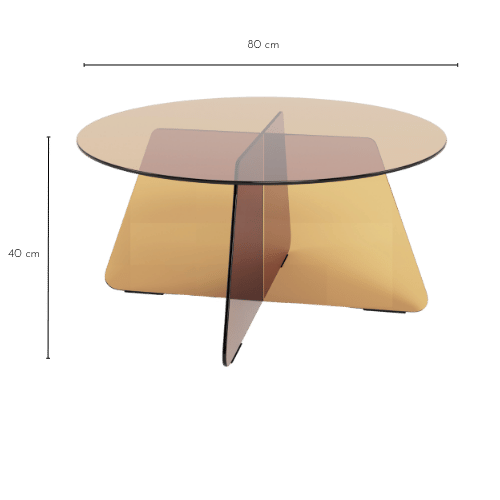 Dimensions table basse LUMA