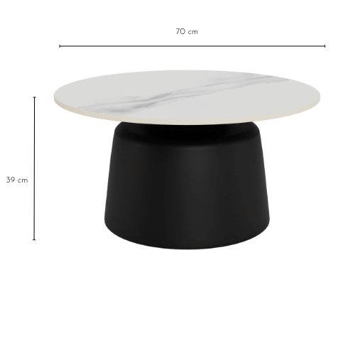 Dimensions table basse AELIA