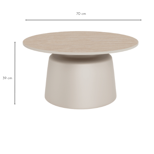 Dimensions table basse AELIA